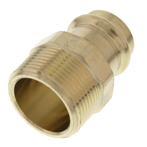 Adapter, 2" x 2", ProPress x MPT, Bronze