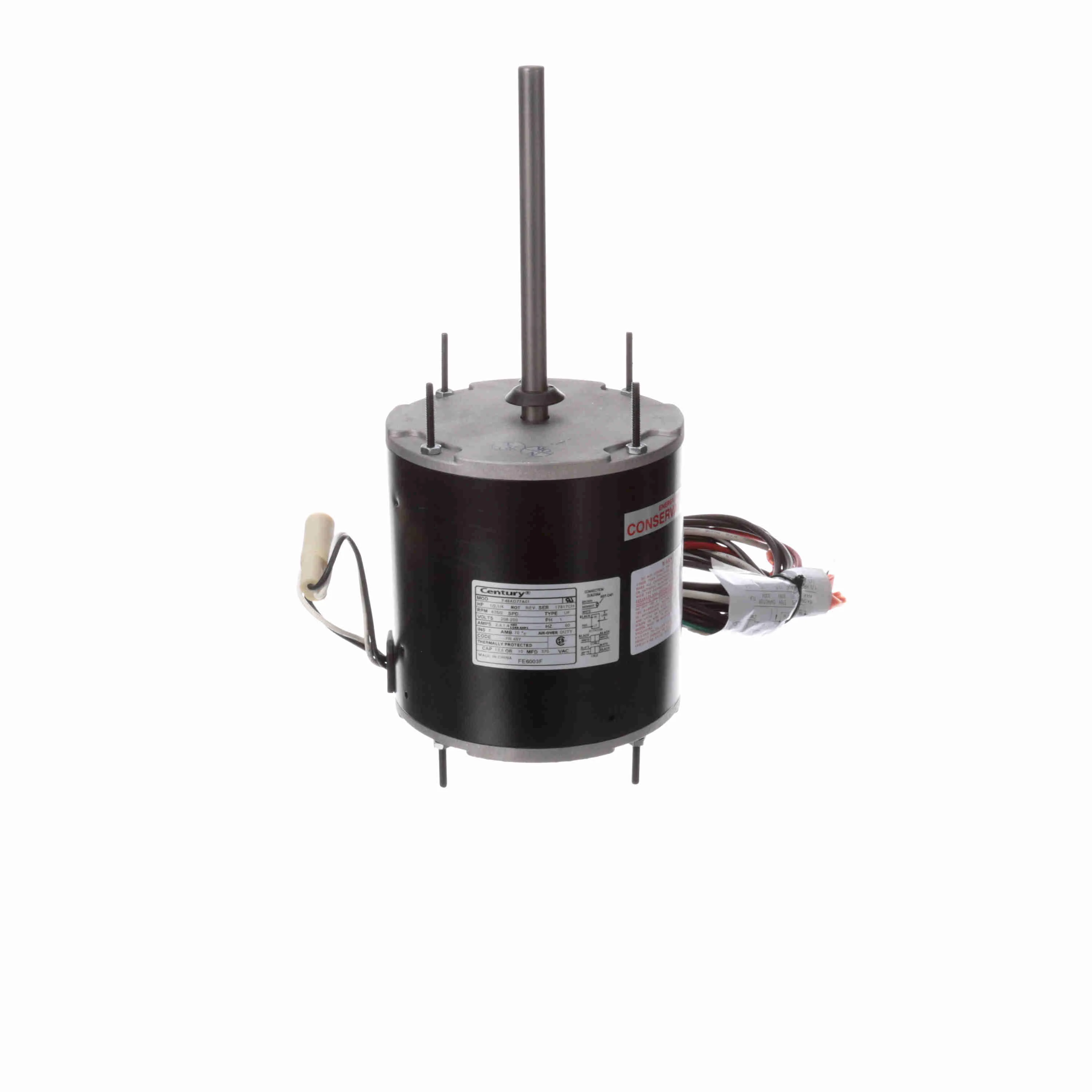 Condenser Fan Motor, 1/2-1/4hp 5.6", 208-230V, PSC, 825 RPM