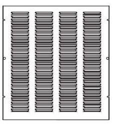 Air Handler Louver Panel