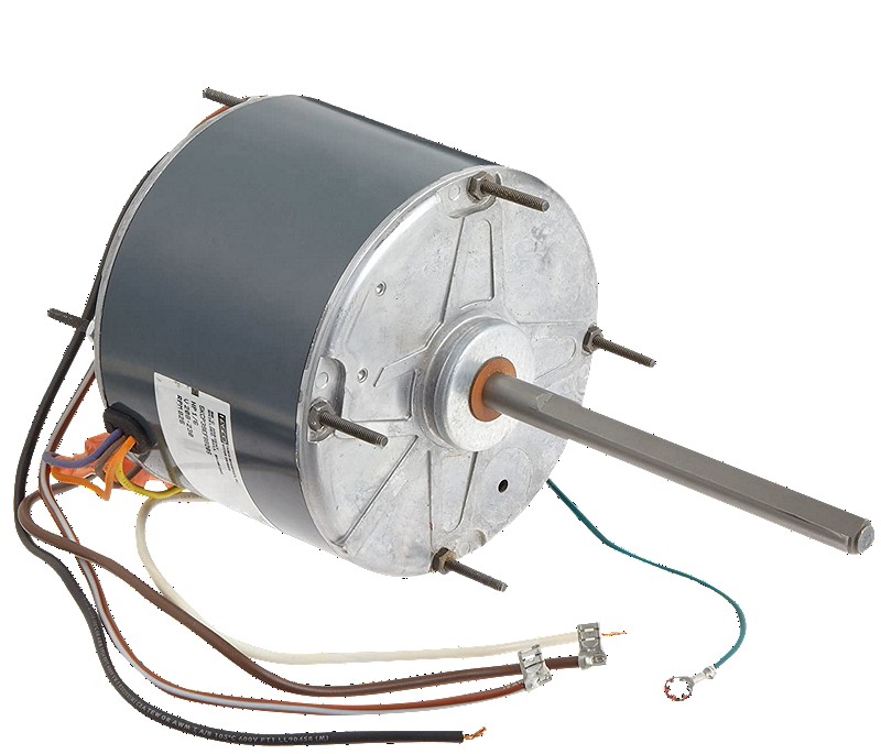 Condenser Fan Motor, 1/8hp 5", 200-230V, PSC, 1075 RPM